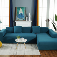 Housses élastiques pour salon géométrique tricoté maïs grille tissu fauteuil couvre plaine lavable décor à la maison