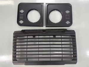 Nuova Griglia Anteriore Lucida Nera per Land Rover <span class=keywords><strong>Defender</strong></span> <span class=keywords><strong>90</strong></span> 110 130 Classico, Accessori Esterni per Veicoli - Product Image 6