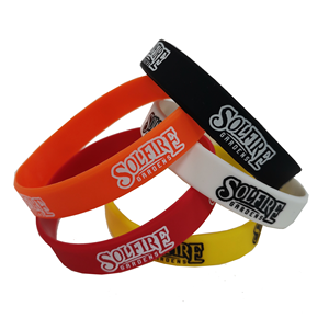 Meistverkaufte Fabrik-Anpassbare Logo-Gummiarmbänder mit Botschaft oder Logo Umweltfreundliches Silikon-Gummiarmband - Product Image 6