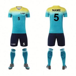 เสื้อฟุตบอลสั่งทำขายส่งปี 2026/27 สำหรับสโมสรฟุตบอลทุกเพศทุกวัย ไซส์ใหญ่พิเศษ ผลิตจากโพลีเอสเตอร์ 100% พิมพ์ลายด้วยความร้อน น้ำหนัก 220 กรัม แห้งเร็ว - Product Image 5