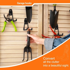 Crochets de <span class=keywords><strong>garage</strong></span> robustes cintre en forme de U en métal organisateur d'outils de jardin électrique à la maison crochets de système de stockage muraux de <span class=keywords><strong>Garage</strong></span> suspendus - Product Image 4
