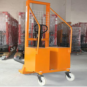 Apilador Manual para Paletas, Ancho de Rueda de 50 mm, Altura Mínima de 90 mm, para Almacén - Product Image 2