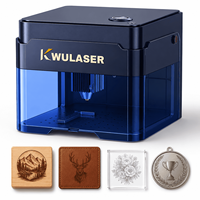 Machines de gravure laser CNC compactes, graveur et découpeur portables pour projets en bois et acrylique