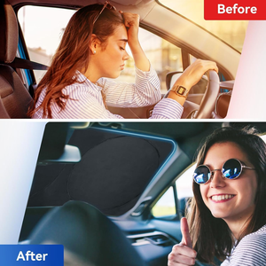 Universal Fit Car Front Windshield Sunshade Foldable Silver Coated UV Block Heat Reflector Auto Sun Visor - Product Image 4