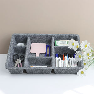 Factory Wholesale Sturdy Single Square PET Hard Shell Kitchen Office <b>Drawer</b> Organizers <b>Storage</b> <b>Boxes</b> & Bins - Product Image 5