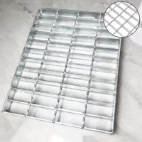 Grille en acier galvanisé à chaud pour canal de drainage, grille en acier Q235 sur mesure