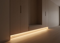 Profilé LED pour éclairage sous-meuble de cuisine, installation réglable, solution d'éclairage pour meubles YB1019-42