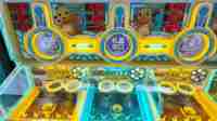 Machine d'arcade à balles volantes Nailong - Jeu de rédemption de capsules à 3 joueurs avec boîte surprise