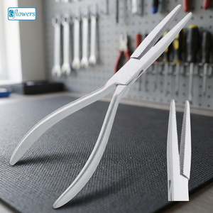 Pinzas Quirúrgicas Ortopédicas de Punta Plana para Cirugía General, Instrumento Manual con Certificación CE, Clase I - Product Image 4