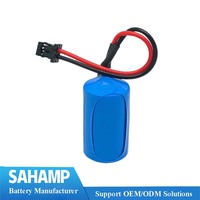 Paket Baterai Kustom 1/2 AA Ukuran 14250 ER14250 3.6 Volt Baterai Lithium 1200mAh Baterai Kapasitas Tinggi
