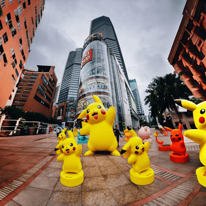 Figura de <span class=keywords><strong>Pikachu</strong></span> de Fibra de Vidrio Personalizada, Gran Tamaño, Pintada a Mano con Alta Precisión, Estatua de Dibujos Animados Realista para Decoración Comercial - Product Image 1