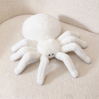 Peluche géante araignée d'Halloween, jouet en peluche doux, animal en peluche, fabricant OEM ODM personnalisé, vente en gros, accessoire de farce, décoration de fête et de maison