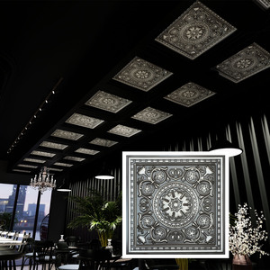 Dễ dàng-to-cài đặt PVC treo gạch trần cho Mall phòng tắm khách sạn bệnh viện chống cháy cho nhà cắt tóc pl83 - Product Image 3