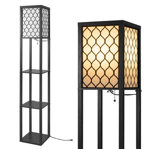 Display di stoccaggio a 3 livelli in piedi lettura angolo stretto comodino luce moderna <span class=keywords><strong>mensola</strong></span> <span class=keywords><strong>lampada</strong></span> <span class=keywords><strong>da</strong></span> pavimento colonna <span class=keywords><strong>lampada</strong></span> <span class=keywords><strong>da</strong></span> <span class=keywords><strong>terra</strong></span> <span class=keywords><strong>con</strong></span> mensole - Product Image 1