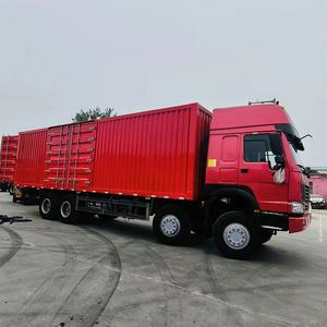 Truk kontainer truk kargo, truk kontainer 12 roda 8X4 tangan kedua 25-55t - Product Image 6