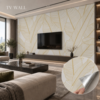 Papier peint autocollant à motif diamant or blanc, 2,3 mm, mousse PET IXPE, pour les murs du salon, les murs de télévision