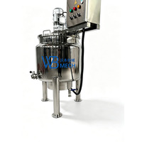 Cuve de mélange chauffante électrique en acier inoxydable de qualité alimentaire avec agitateur pour chocolat, cire, rouge à lèvres, cosmétiques, crème