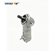 Tête de coupe universelle transfrontalière à 9 dents ADC12 38mm pour débroussailleuse, boîte de vitesses modèle YK-2037 argentée, rapport de vitesse 10:14, OEM/ODM