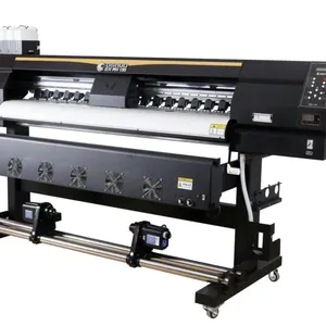 Digital Large Format Printing Machine Small Vinyl Sticker Printer Eco Solvent Printer 1.7m