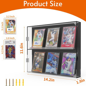 Tùy chỉnh TCG giao dịch thẻ Rack hiển thị Acrylic phân loại đứng cho bộ sưu tập thẻ hiển thị - Product Image 4