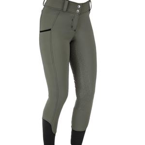 Pantalones de Montar a Caballo para Mujer, Diseño de Cintura Alta, Antideslizantes, con Silicona, Económicos, Personalizados de Fábrica OEM - Product Image 3