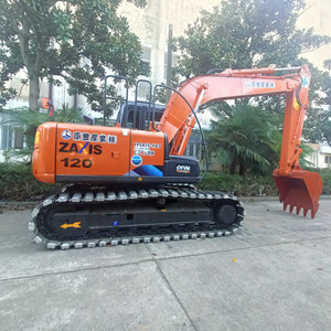 รถขุด Hitachi Zaxis 120-3G ปี 2023 ชั่วโมงการทำงานต่ำ รถขุดดินแท้ 12 ตัน สำหรับงานก่อสร้าง - Product Image 1