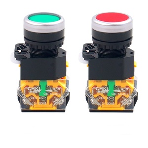 220V 24V Volt ánh sáng bắt đầu dừng Điện tạm thời Tactile Power <span class=keywords><strong>switch</strong></span> mạch điều khiển trạm nhựa <span class=keywords><strong>push</strong></span> <span class=keywords><strong>button</strong></span> chuyển 1no1nc - Product Image 2