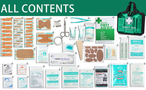 Trousse de premiers soins médicale personnalisable, étanche, avec fournitures médicales d'urgence pour la maison, l'extérieur et la voiture - Product Image 5