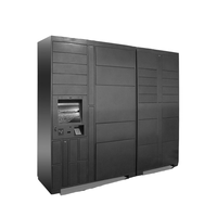 Casier intelligent pour colis à 12 compartiments, système de stockage de colis avec serrure électronique, structure en acier pour immeuble de bureaux