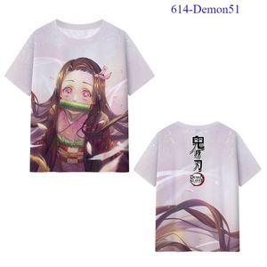 42 Designs <b>Demon</b> Kamado Nezuko Kamado Tanjirou <b>Slayer</b> Milk Silk Material Women <b>T</b>-<b>shirt</b> Anime Men's <b>Shirts</b> for Kids - Product Image 3