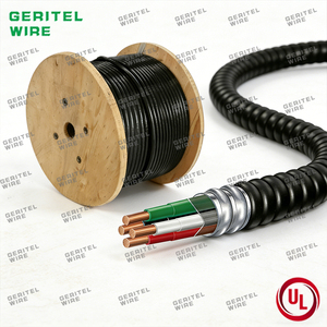 <span class=keywords><strong>Cable</strong></span> MC Armado de Aluminio THHN de 3 Conductores y 600V, con Aislamiento de PVC+Nylon, para Uso Industrial, en Oferta - Product Image 6