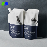 PLA BOPP recycler le plastique biodégradable imprimé personnalisé emballage de savon liquide détergent à lessive sacs de recharge pochette à bec verseur debout