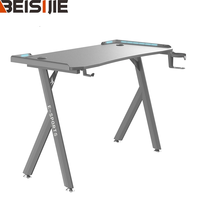 Tables de jeu Wquantum en carbone et bois avec surface en mélamine, porte-gobelet, design en forme de Z pour la maison, le bureau et une utilisation portable