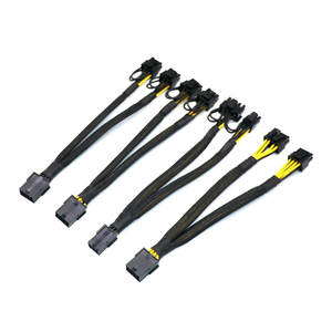 Angitu OEM 100718awgマザーボード8ピン6ピンPCIE/GPUから2x62ピン8P CPUから44PコンバーターCPU-GPU電源アダプターケーブル - Product Image 2