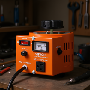 Transformador de Voltaje Variable Automático de 500VA, Entrada de 110V, Salida de 0-130V, Regulador de Voltaje CA, Fuente de Alimentación - Product Image 2