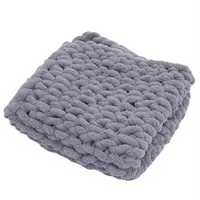 Fil chenille et velours 100% polyester 250g - Doux pour le tricot à la main, les couvertures, les pulls, les amigurumi, les projets de crochet DIY