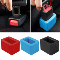 Support de boucle de ceinture de sécurité de voiture en silicone, installation facile, aide à la boucle de siège, booster