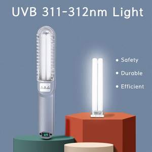 Lampu <span class=keywords><strong>UVB</strong></span> Kernel KN-4003BL Drop-ship untuk Psoriasis & Vitiligo <span class=keywords><strong>Philips</strong></span> PL01 9w 2 Pin <span class=keywords><strong>UVB</strong></span> 311nm Tube untuk Tangan dan Kaki - Product Image 6