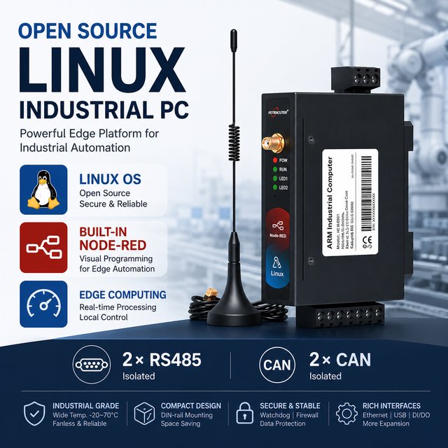 Industrial Control ARM-Based Linux Computer RK3506J Chip 3 Cortex-A7 Architecture Embedded Computer in Stock