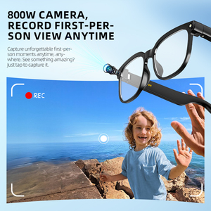 <span class=keywords><strong>Gafas</strong></span> <span class=keywords><strong>de</strong></span> <span class=keywords><strong>Sol</strong></span> Inteligentes con IA, Cámara <span class=keywords><strong>de</strong></span> 800W, TR90, IP65, Resistentes al Agua, Traducción en Tiempo Real, Asistente <span class=keywords><strong>de</strong></span> Voz, Audio <span class=keywords><strong>de</strong></span> Oreja Abierta, Sonido Direccional - Product Image 3