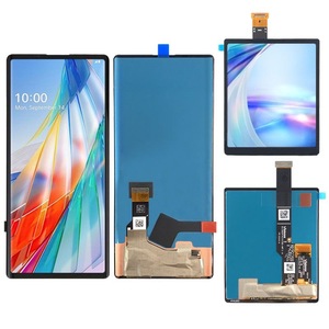 Vente en gros pour écran LCD d'origine <span class=keywords><strong>LG</strong></span> Wing 5G avec numériseur, assemblage complet avec cadre, nouveaux matériaux, garantie 1 an - Product Image 1