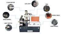 Machine EDM à fil CNC PLC DK7735 de haute précision pour engrenages, fournie directement par l'usine, avec diamètre d'électrode de 0,12 mm à 0,2 mm