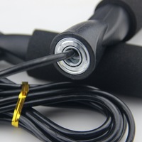 2.8m corde à sauter réglable éponge câble en acier roulement à billes entraînement de vitesse boxe aérobie entraînement Fitness Sport examen rapide saut