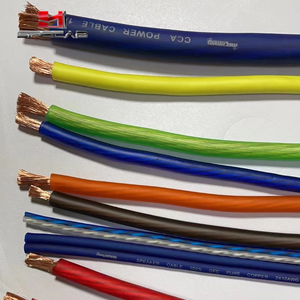 <span class=keywords><strong>10</strong></span> 12 14 16 18 đo AWG OFC đồng CCA linh hoạt chuyên nghiệp phẳng Ribbon trong suốt PVC Loa cáp dây - Product Image 1