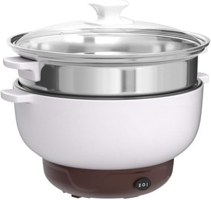 Mini-cocotte électrique en fonte 2,6 L, antiadhésive, pour hôtels et camping-cars, avec poignée, pour nouilles et plats variés - Product Image 2