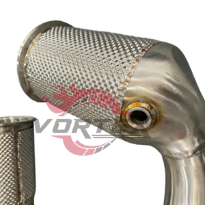 Collecteur d'échappement haute performance Vortex pour Audi RS4 RS5 B9 B8 2.9T 4.2L en acier inoxydable T304 - Product Image 4