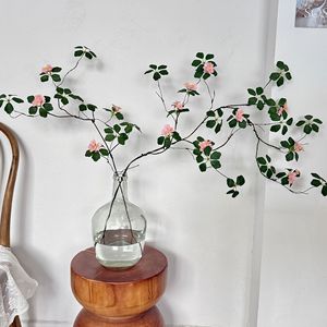 Fleurs artificielles en soie, tiges de lotus, branche unique, haute simulation, décoration de bureau intérieure - Product Image 5