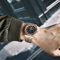 Reloj de Cuarzo para Hombre BENYAR 5156 de Moda, Multifuncional, Resistente al Agua, Automático, Luminoso, con Cronógrafo, Relogio Masculino