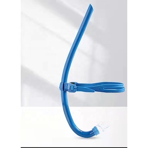 Benutzer definiertes Logo PVC Silica Gel Tauchen Schwimmen Atems ch lauch Sicher Schnorchel rohr Schwimmen Front Schnorchel Für Kinder - Product Image 5