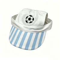 Casquette Visière Réglable pour Animaux de Compagnie, Motif Football Dessin Animé Mignon, Maille Respirante, Protection Solaire – Nouveauté 2026, Vente Chaude pour Chats et Chiens